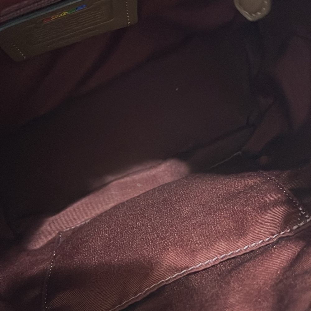 Coach Pennie Backpack 22 In Rainbow Signature - Picture 4 of 14